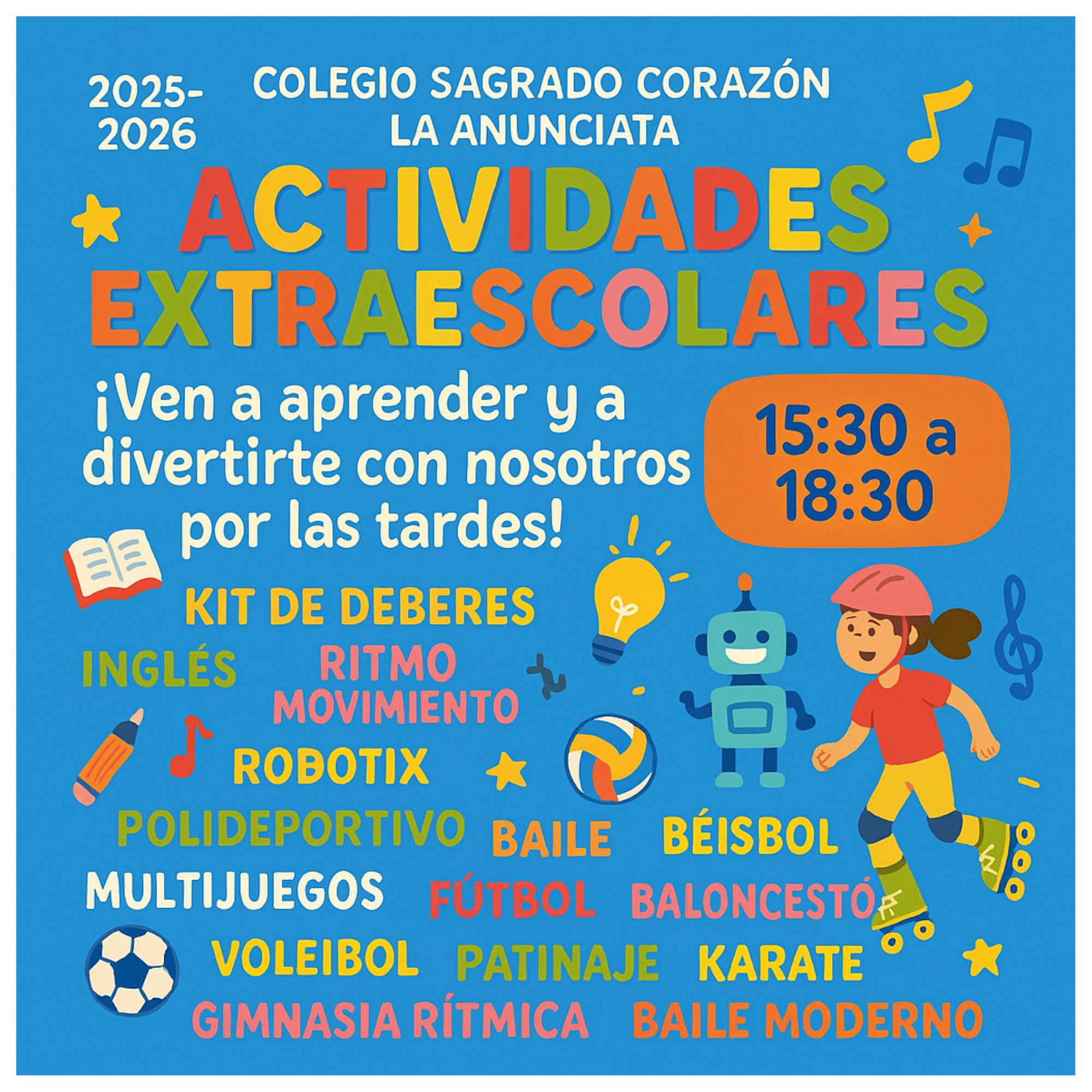 Imagen de ACTIVIDADES EXTRAESCOLARES 25-26
